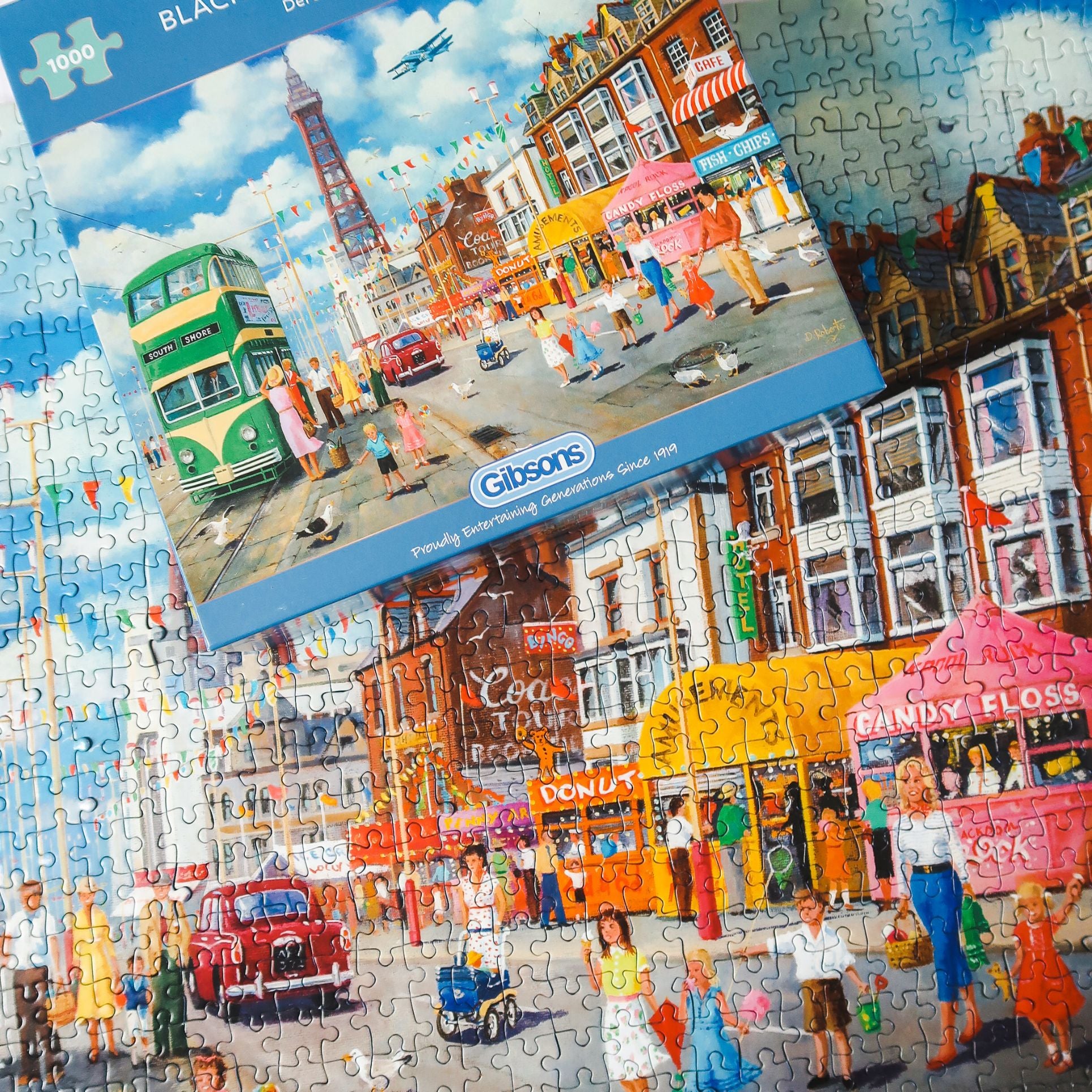 gibsons-blackpool-promenade-puzzle-1000-teile-nostalgie image 3