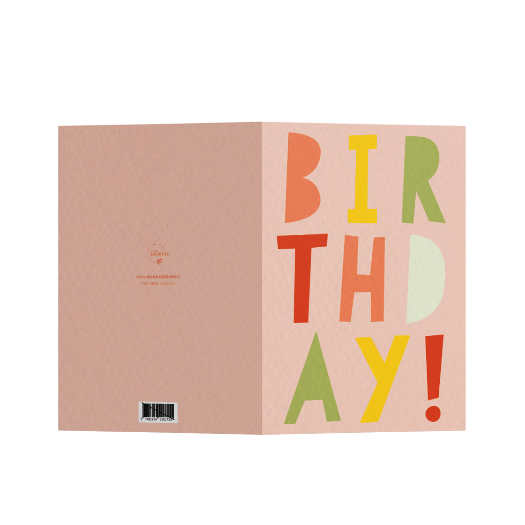 maison-joliette-birthday-gru-karte-a6-mit-kraft-umschlag image 3