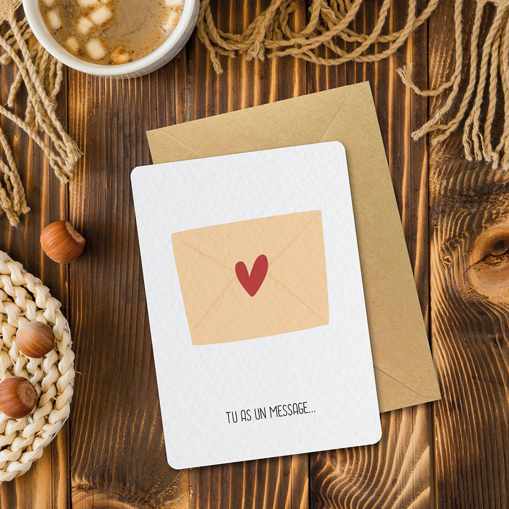 maison-joliette-message-postkarte-love-mit-umschlag-a6 image 5