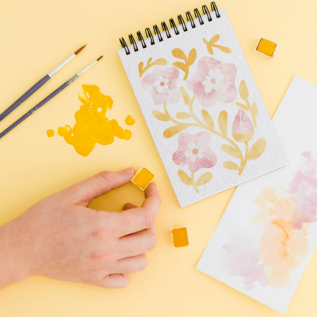 maison-joliette-carnet-a6-floral-2-malbuch-14-seiten-300g image 8