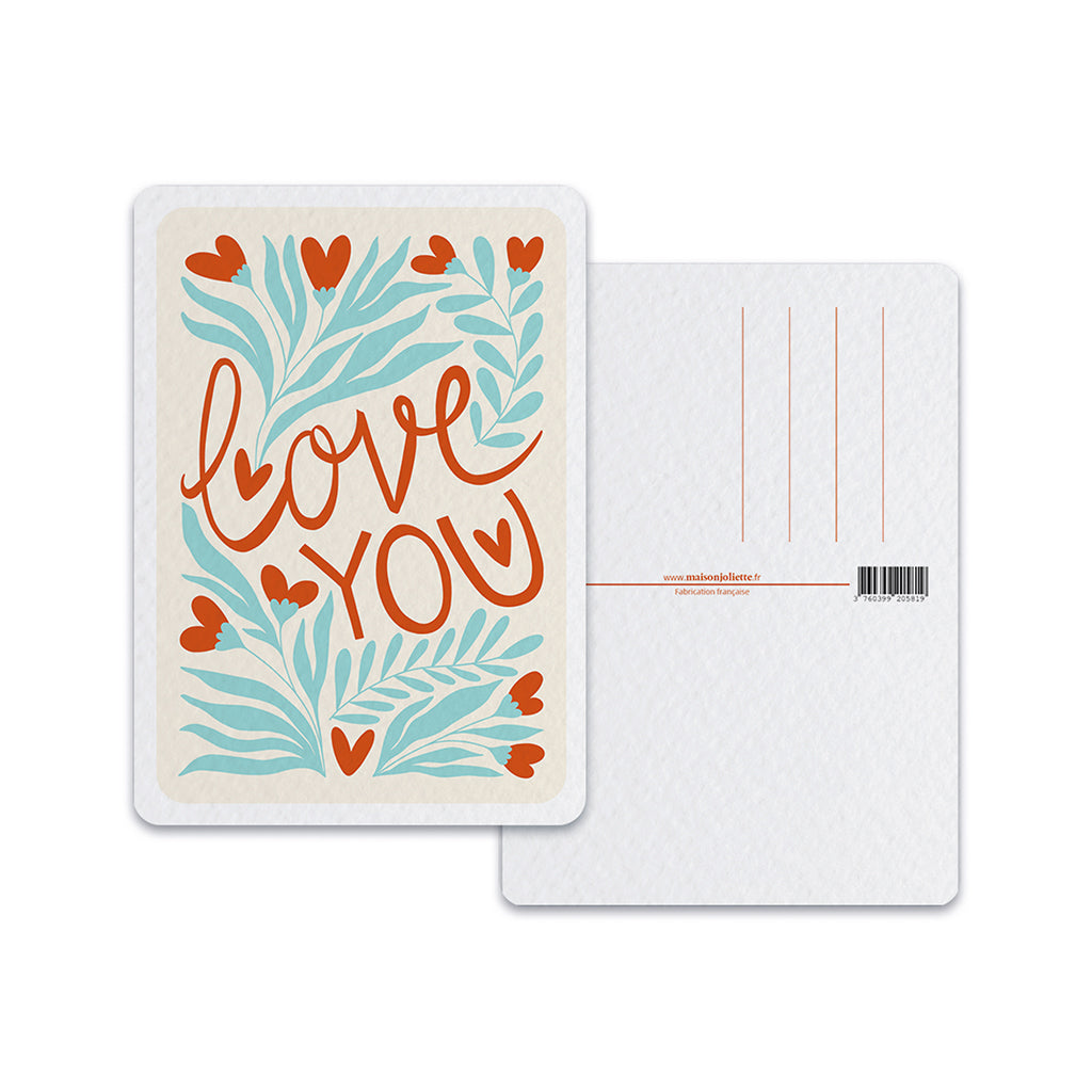 maison-joliette-love-plantes-c-urs-postkarte-pflanzen image 2