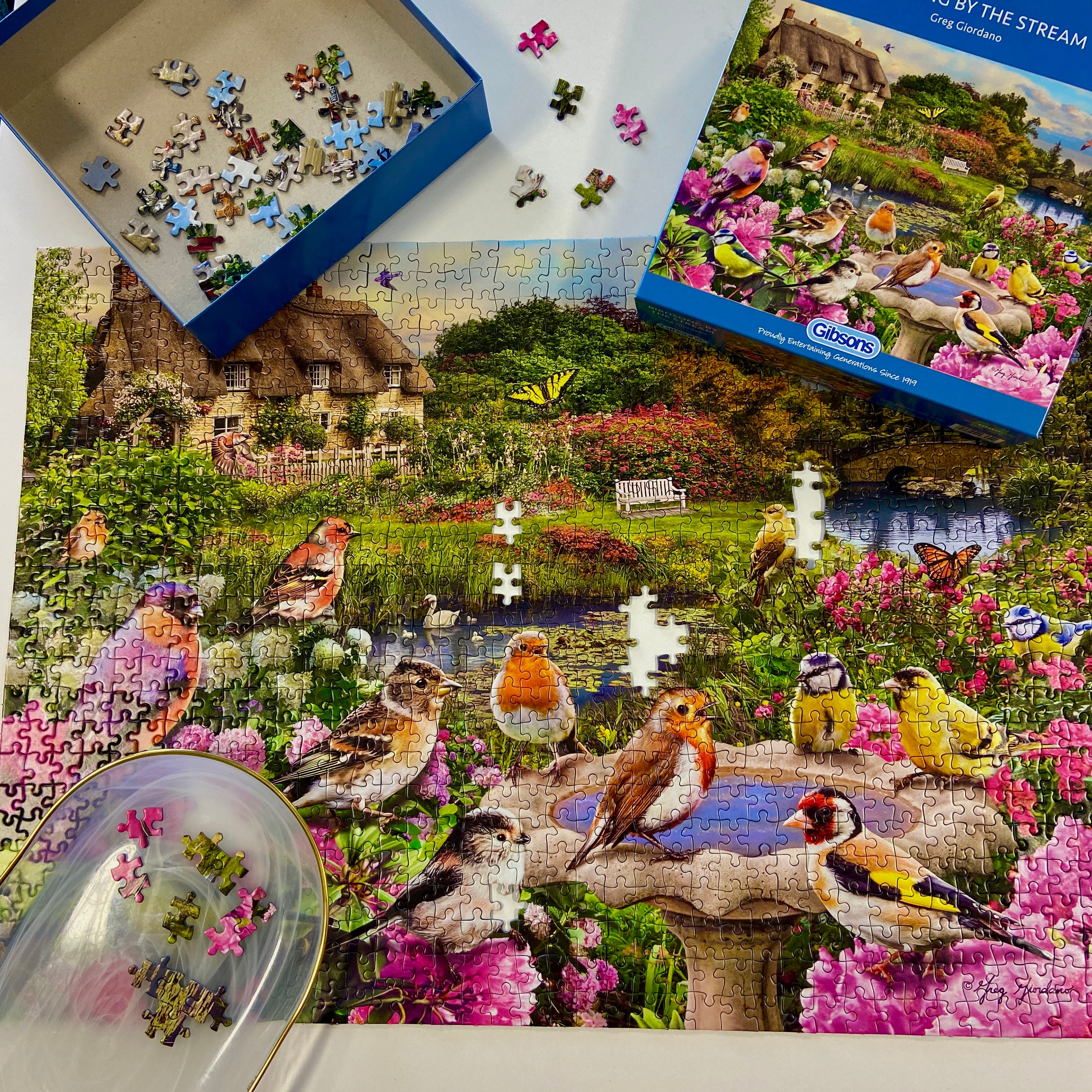 gibsons-birdsong-by-the-stream-1000-teile-puzzle-v-gel image 3