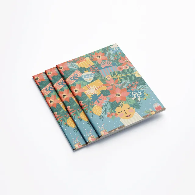 maison-joliette-petit-carnet-a6-esprit-de-no-l-notizbuch-liniert image 1