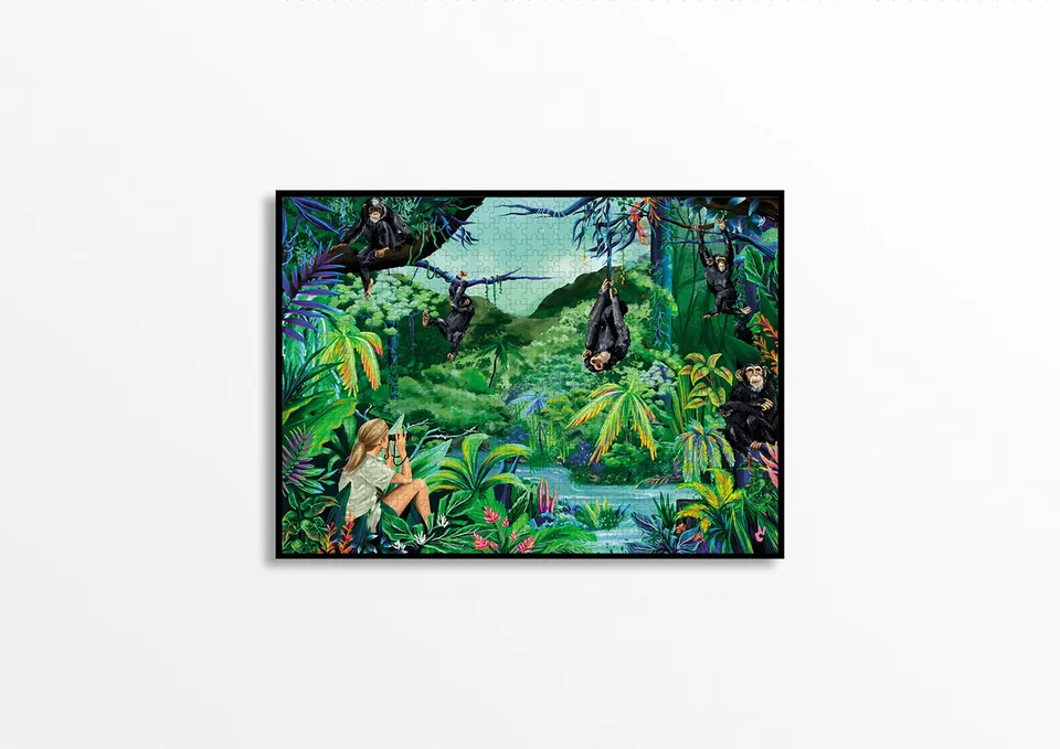 piece-love-jane-goodall-puzzle-1000-teile-68x49-cm image 1