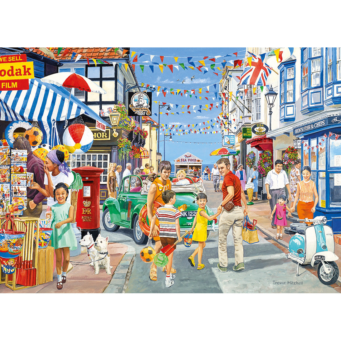 gibsons-heading-for-the-beach-puzzle-1000-teile-strandmotiv image 2