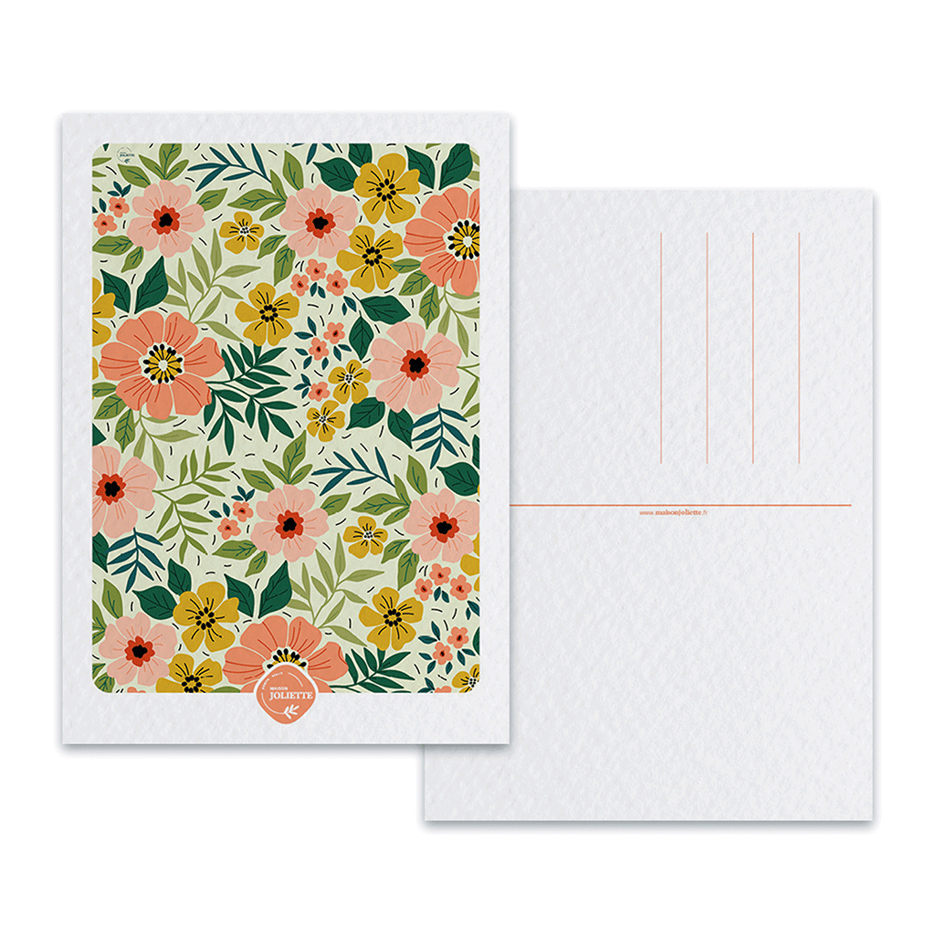 maison-joliette-floraison-postkarte-mit-umschlag-10-5x14-8 image 2