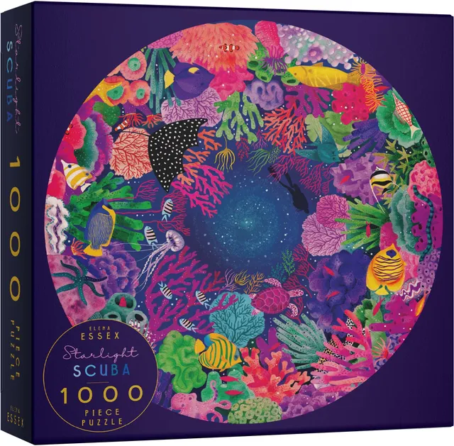 elena-essex-starlight-scuba-puzzle-1000-teile-rund-ozean-68-cm image 1