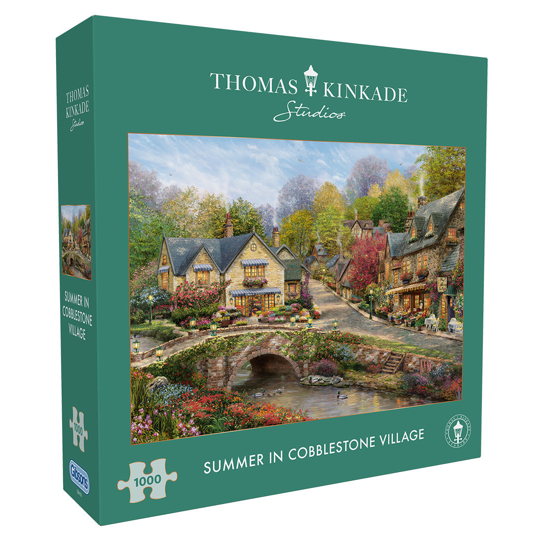 gibsons-summer-cobblestone-village-puzzle-1000-sommer image 1