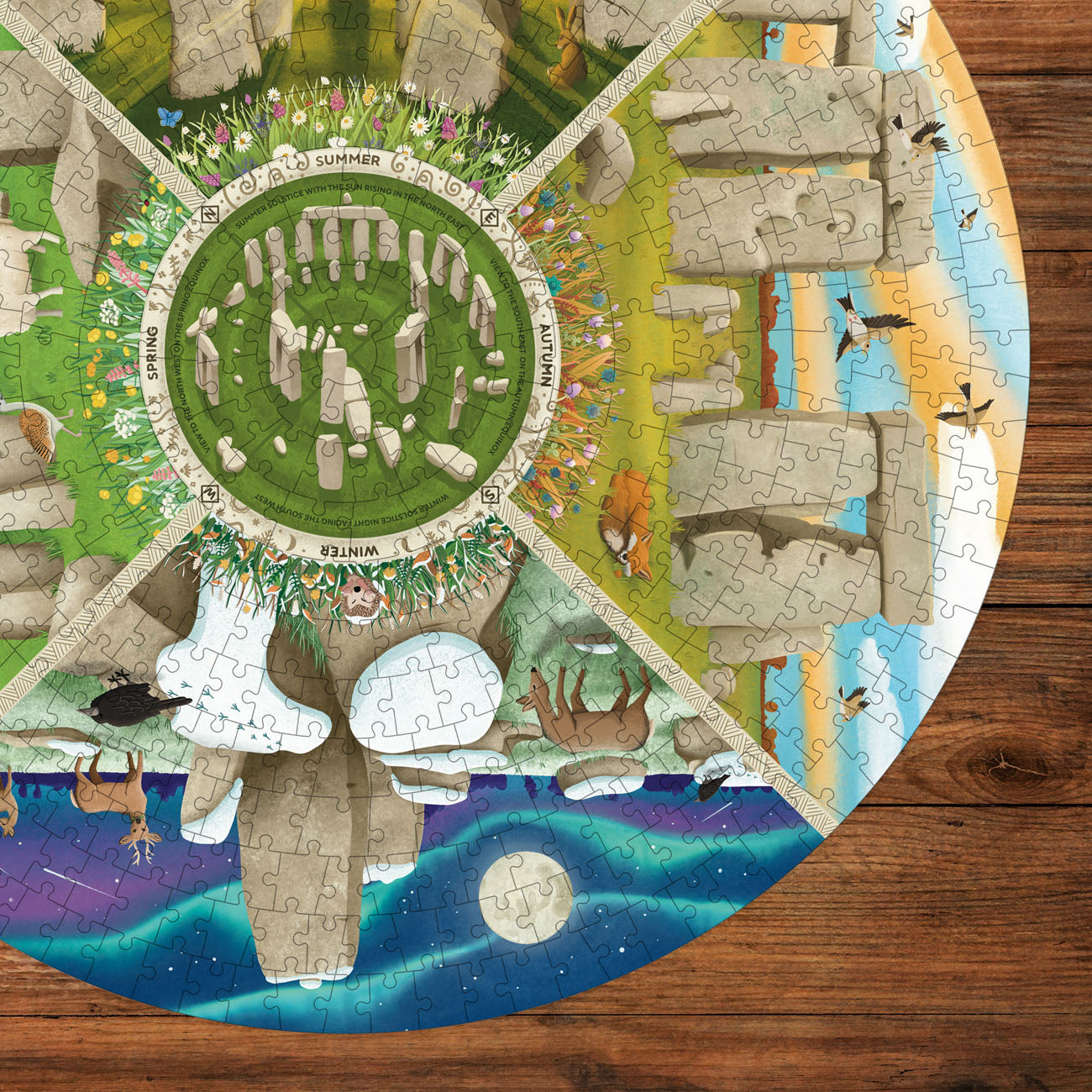 gibsons-stonehenge-puzzle-rund-500-teile-english-heritage image 3