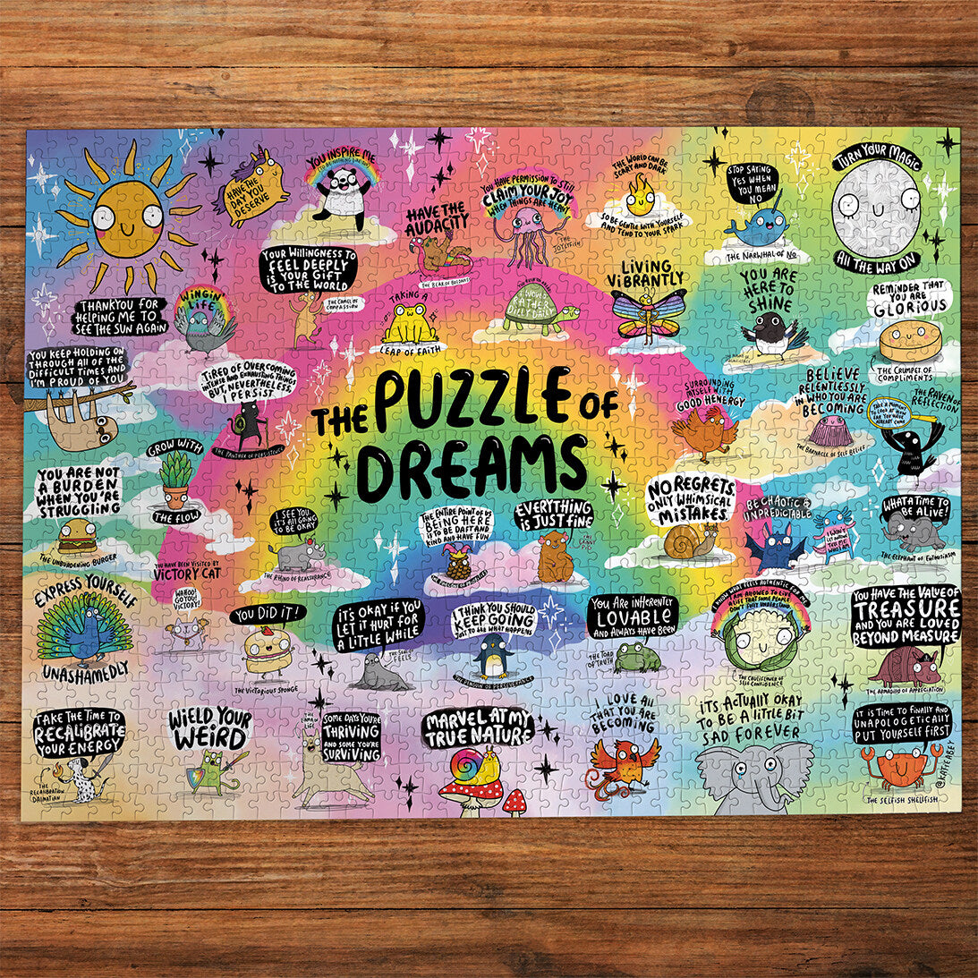 gibsons-the-puzzle-of-dreams-puzzle-1000-teile-tiere-bunt image 3