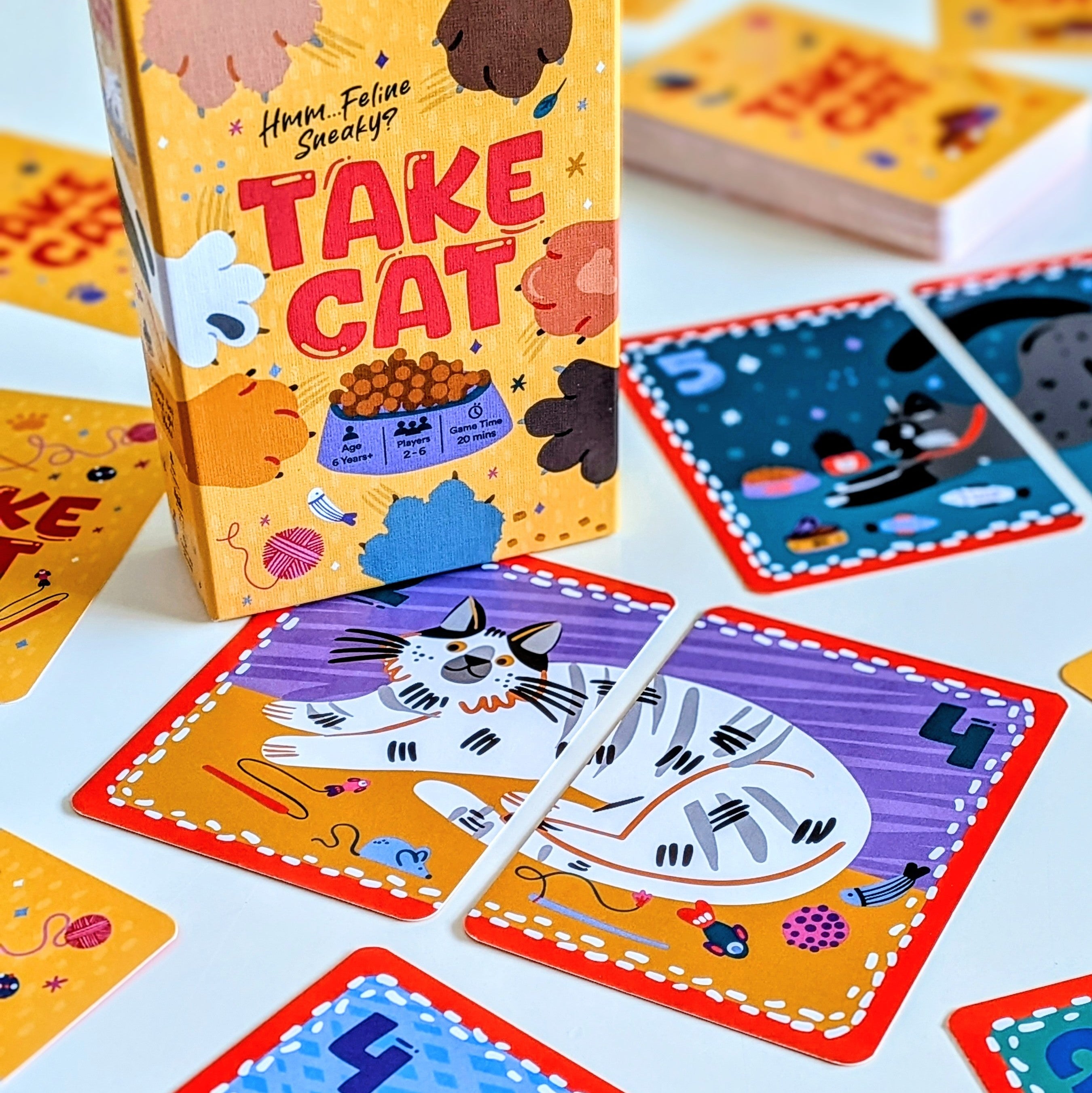 gibsons-take-cat-kartenspiel-katzen-80-karten-familienspiel image 5