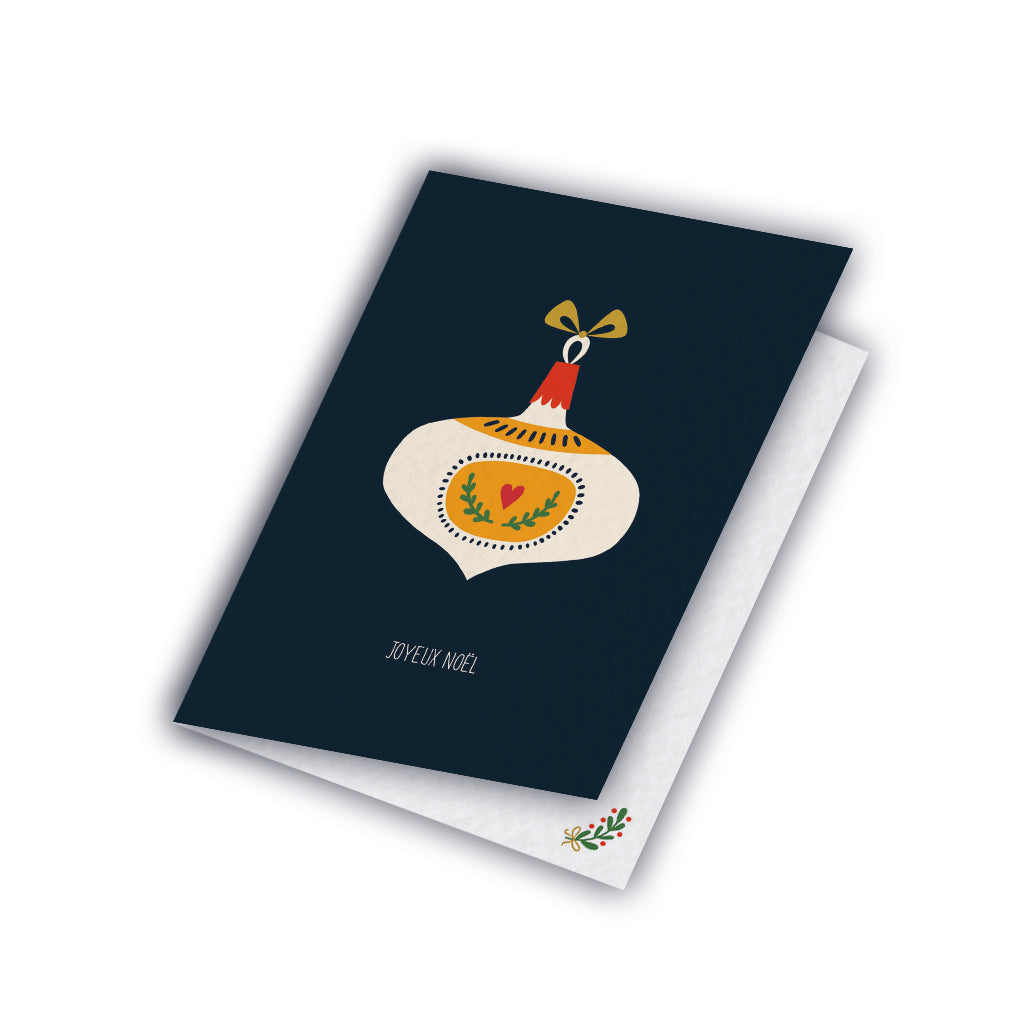 maison-joliette-carte-de-voeux-boule-weihnachtskarte-a6-umschlag image 2
