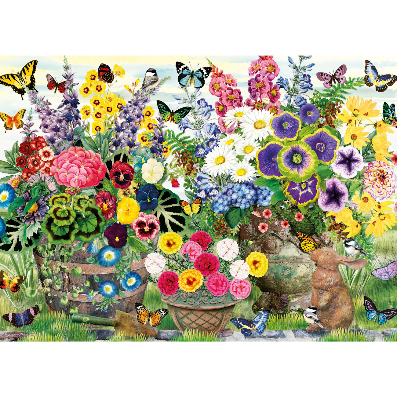 gibsons-garden-party-puzzle-1000-teile-blumenmotiv image 4