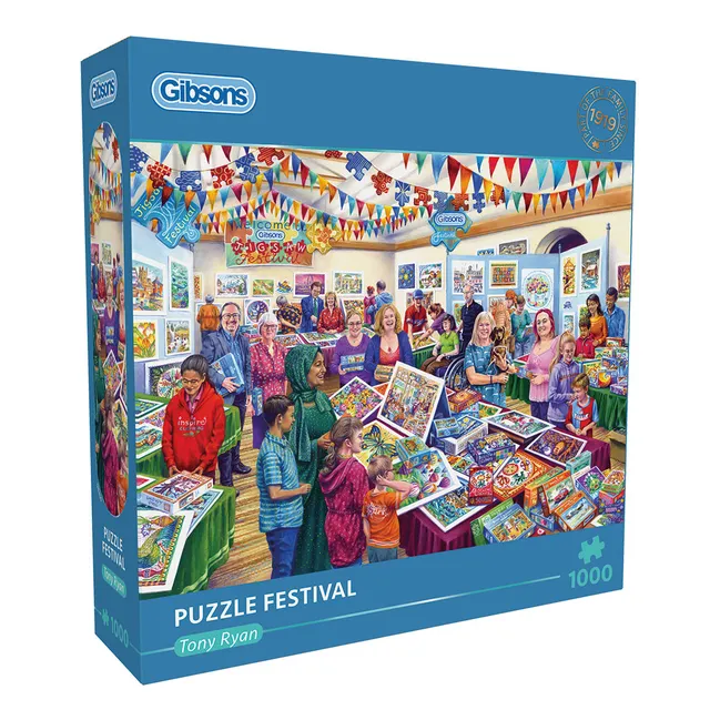gibsons-puzzle-festival-puzzle-1000-teile-sammlermotiv image 1