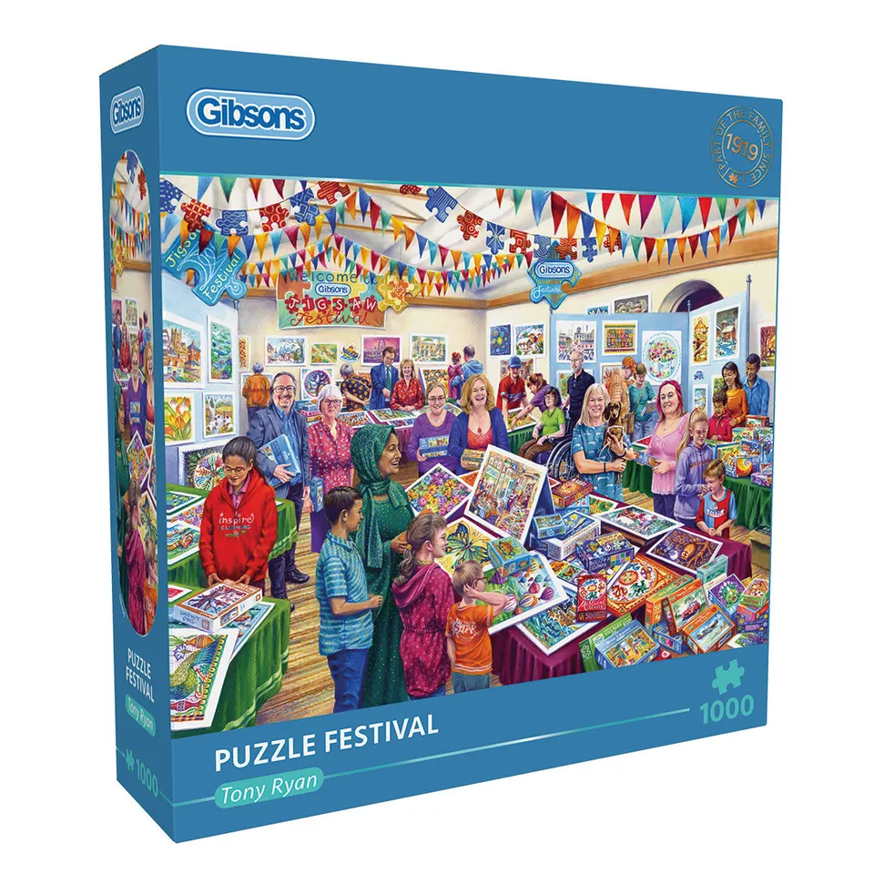 gibsons-puzzle-festival-puzzle-1000-teile-sammlermotiv image 1