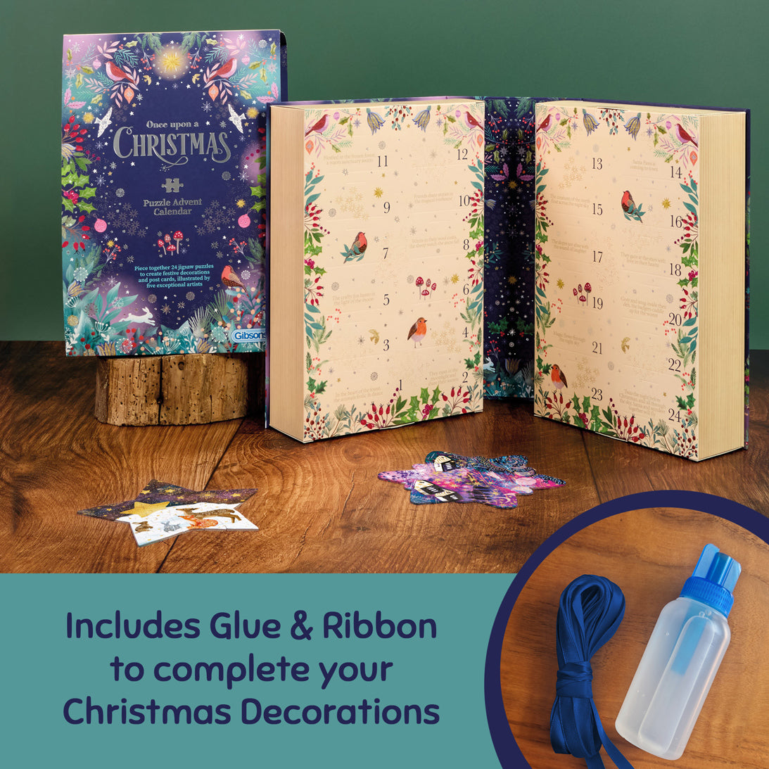 gibsons-once-upon-a-christmas-adventskalender-puzzle-24-mini-puzzles-festlich image 5