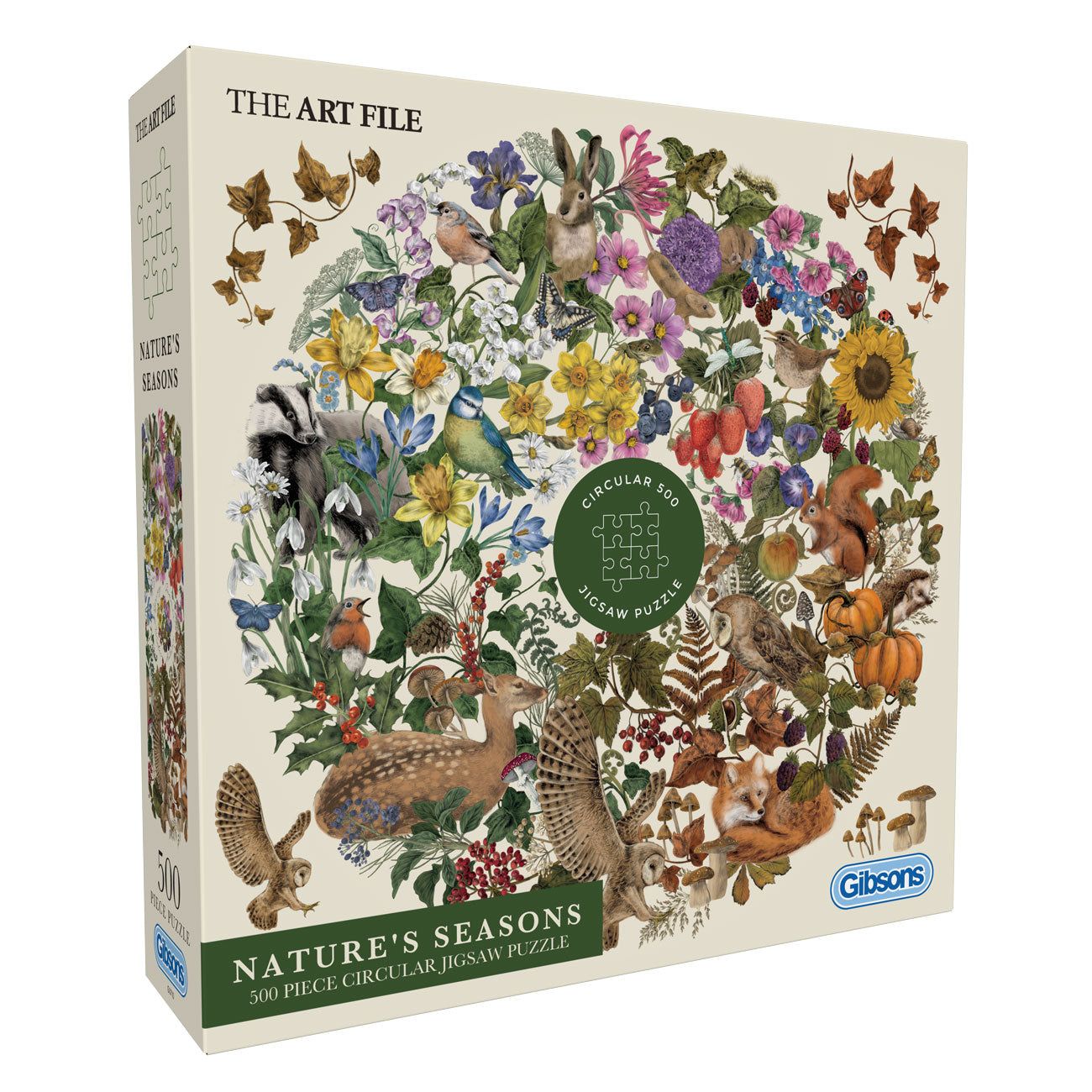 gibsons-the-art-file-nature-s-seasons-500-puzzle-rund image 1