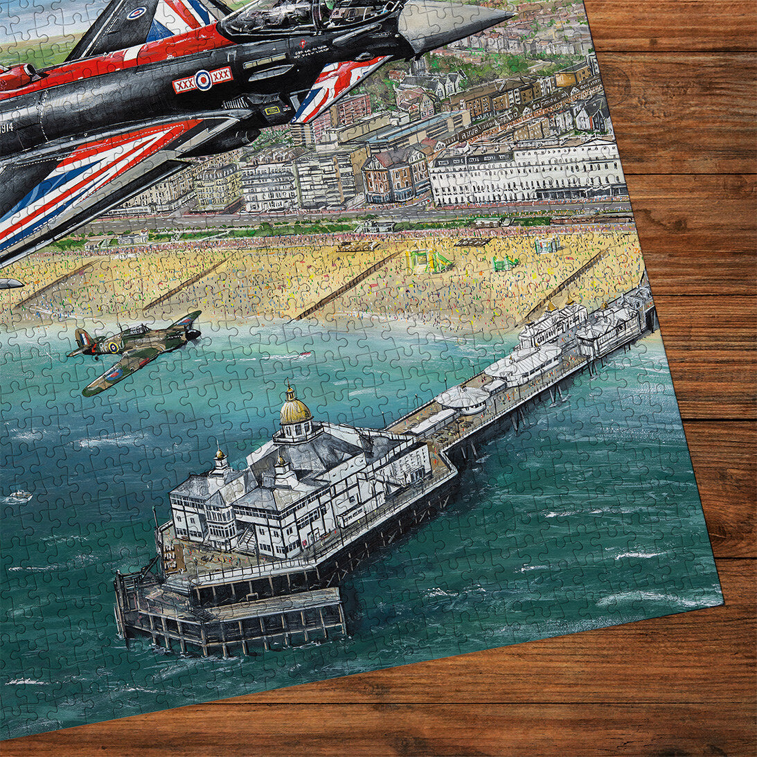 gibsons-airshow-over-eastbourne-500-teile-puzzle-flugzeuge image 3