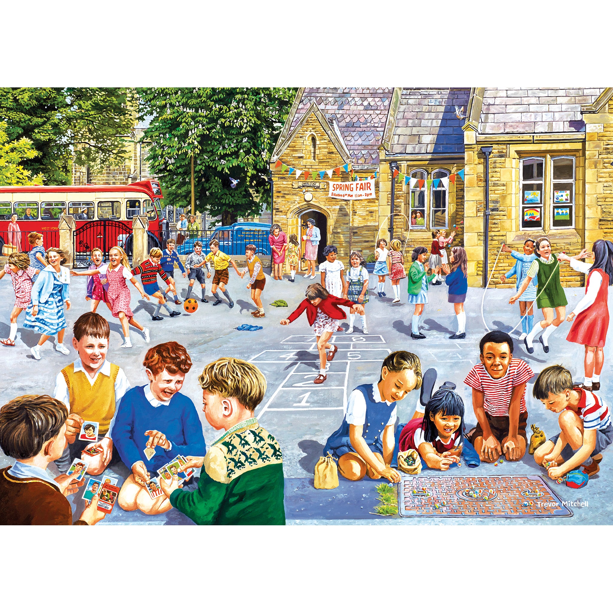 gibsons-school-days-4x500-teile-puzzle-nostalgie-set image 6