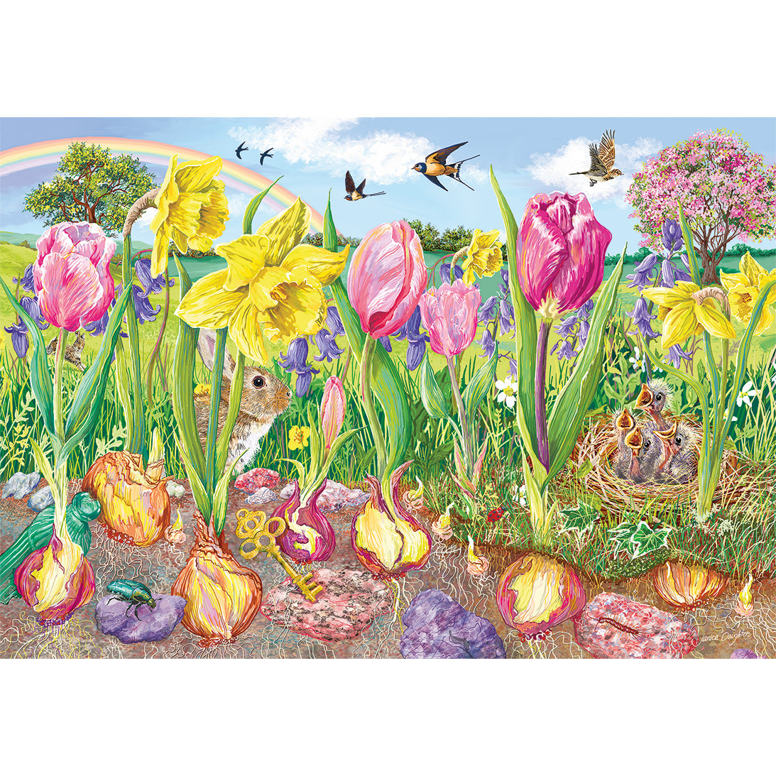 gibsons-roots-and-shoots-puzzle-4x500-garten image 4
