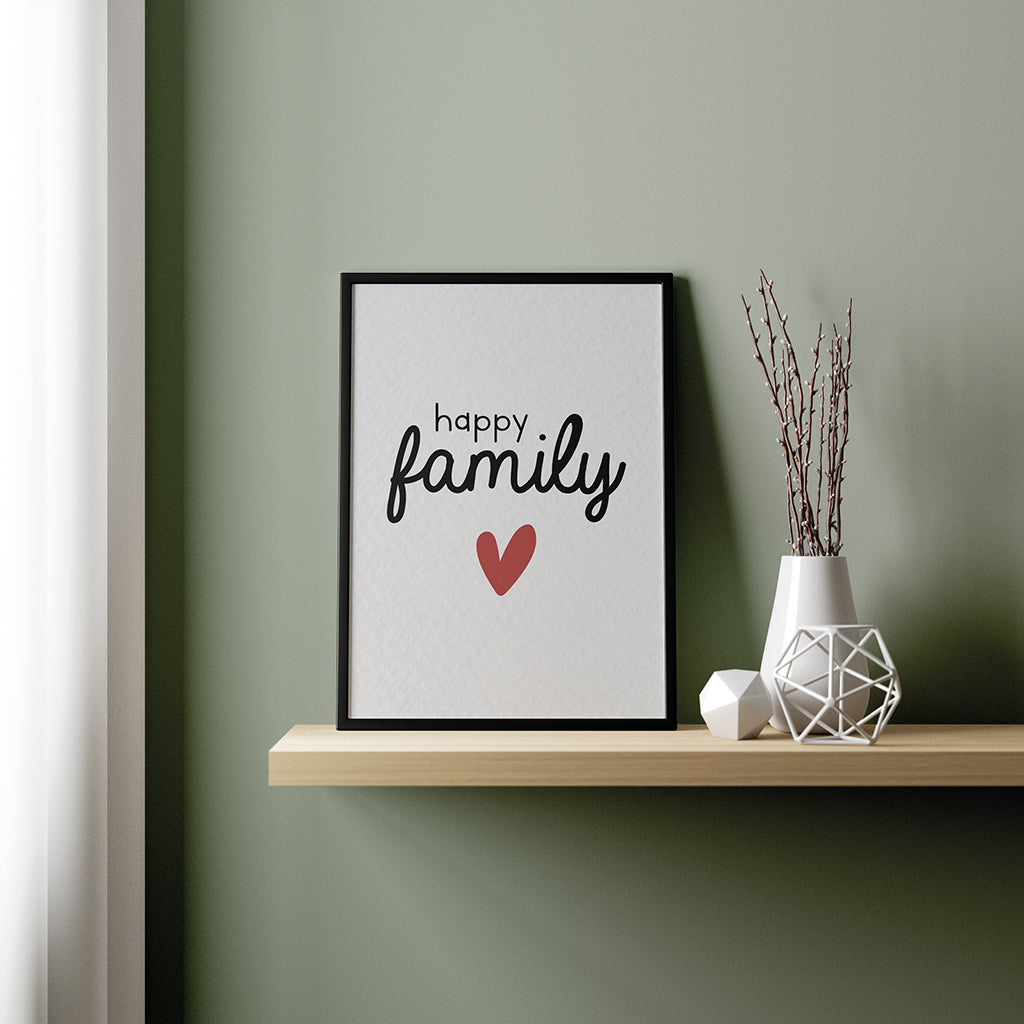 maison-joliette-affiches-happy-family-poster-a4-relief image 3