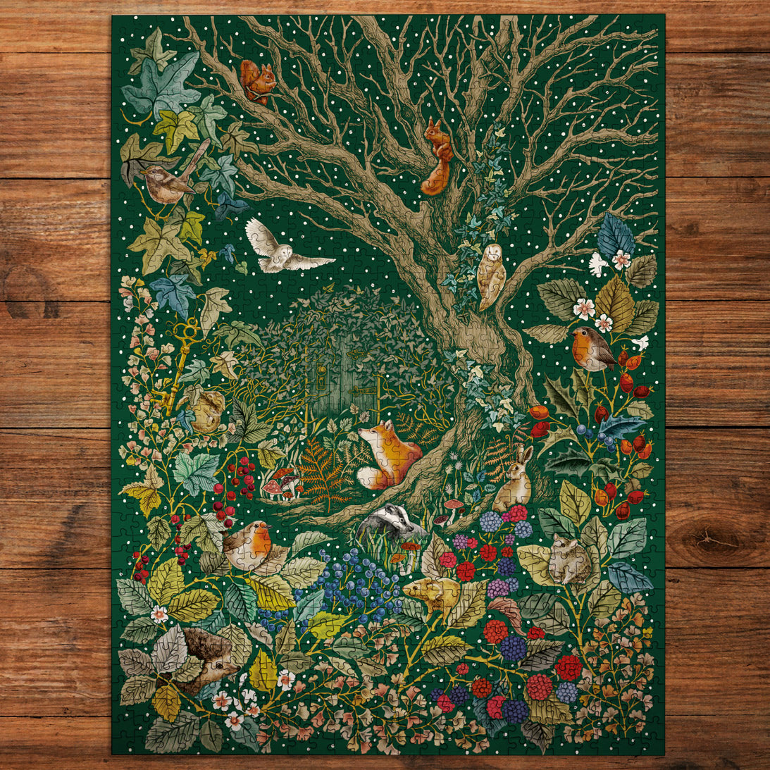 gibsons-secret-garden-puzzle-1000-teile-nachtgarten image 7