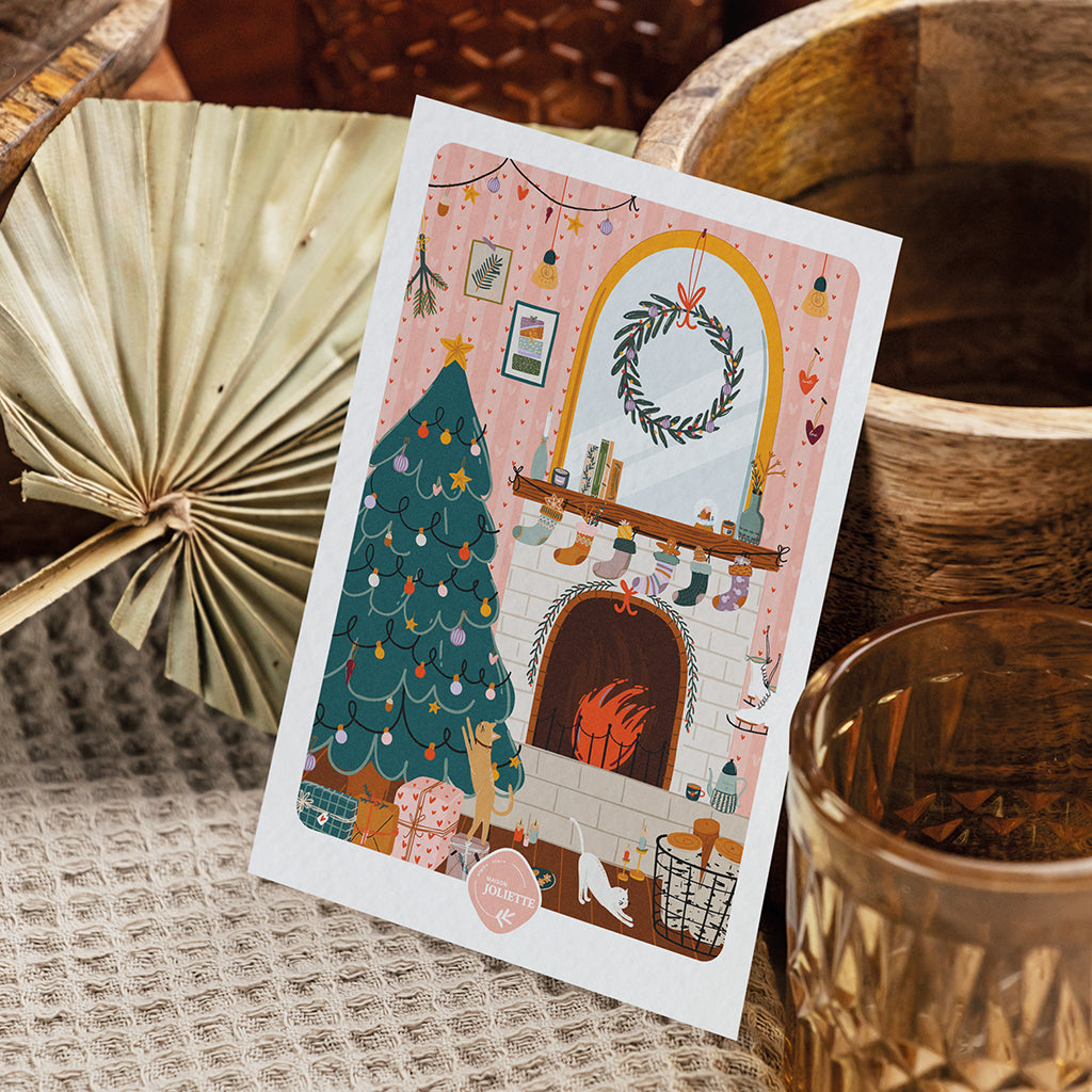 maison-joliette-au-coin-du-feu-postkarte-mit-umschlag image 6
