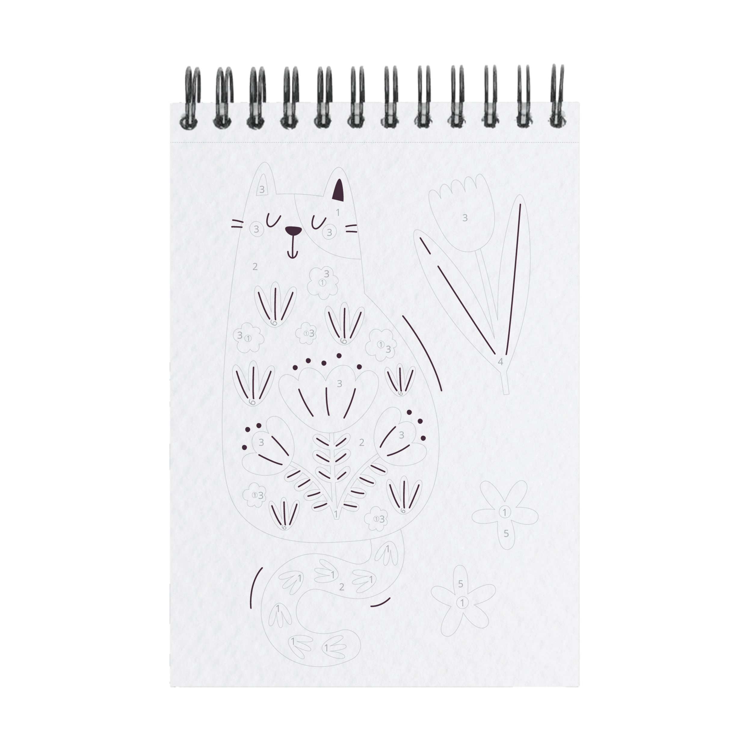 maison-joliette-chats-fleuris-malen-nach-zahlen-set image 8