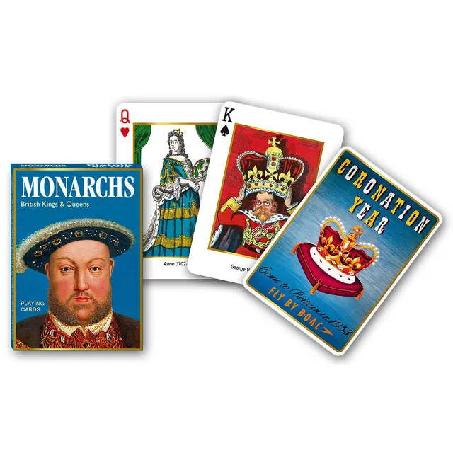gibsons-monarchs-spielkarten-52-karten-k-nige-motiv image 1