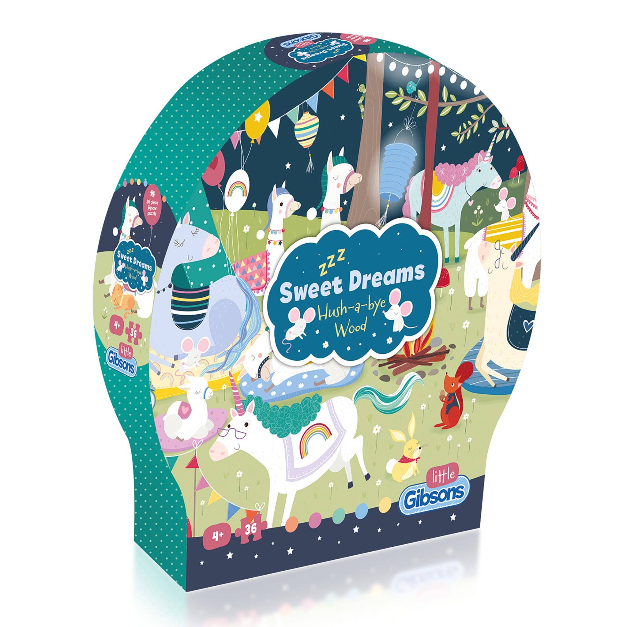 gibsons-sweet-dreams-36-teile-kinderpuzzle-einhorn image 1