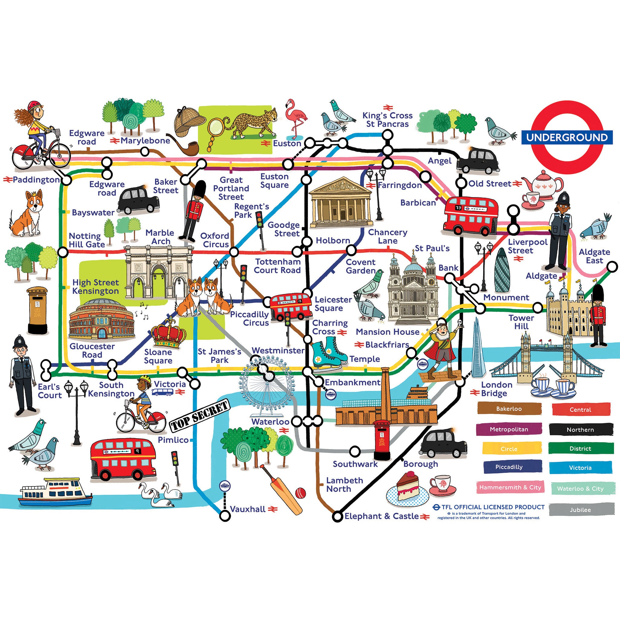 gibsons-underground-puzzle-250-xl-teile-london image 6