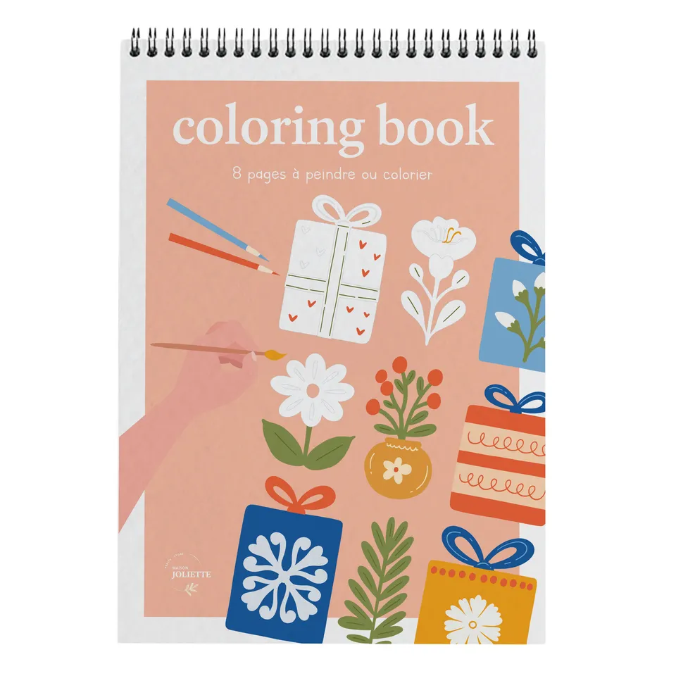 maison-joliette-no-l-scandinave-malbuch-a4-8-bilder-300g image 1