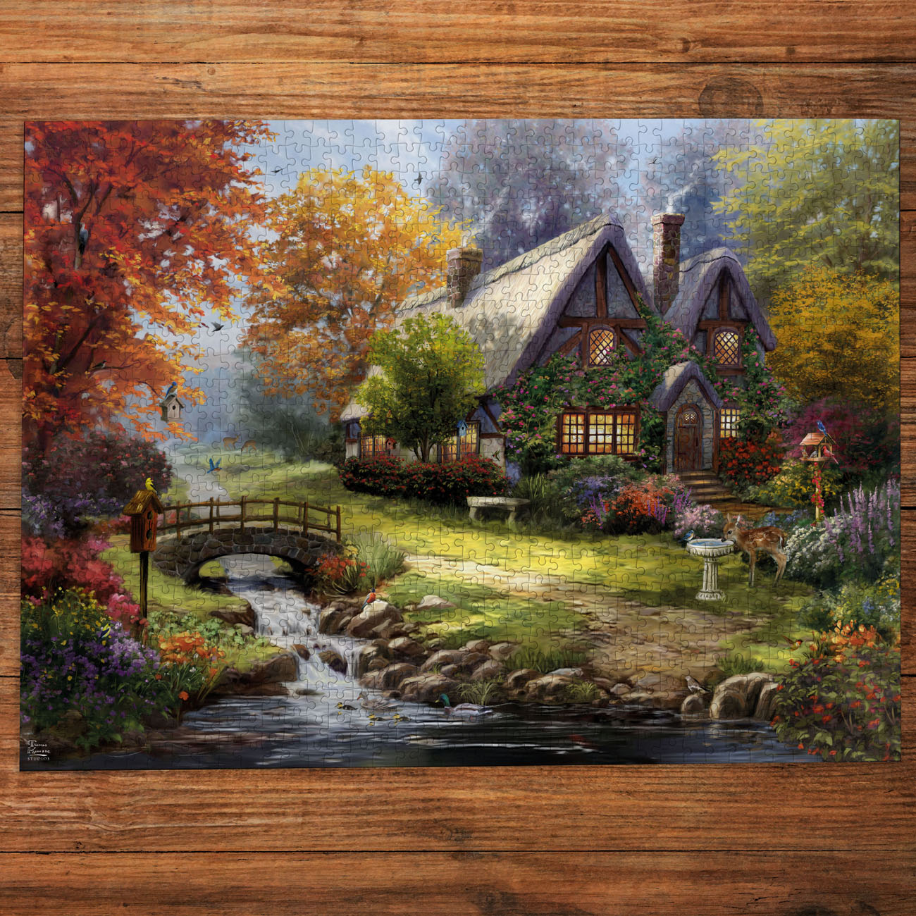 gibsons-birdsong-cottage-1000-teile-puzzle-cottage image 2