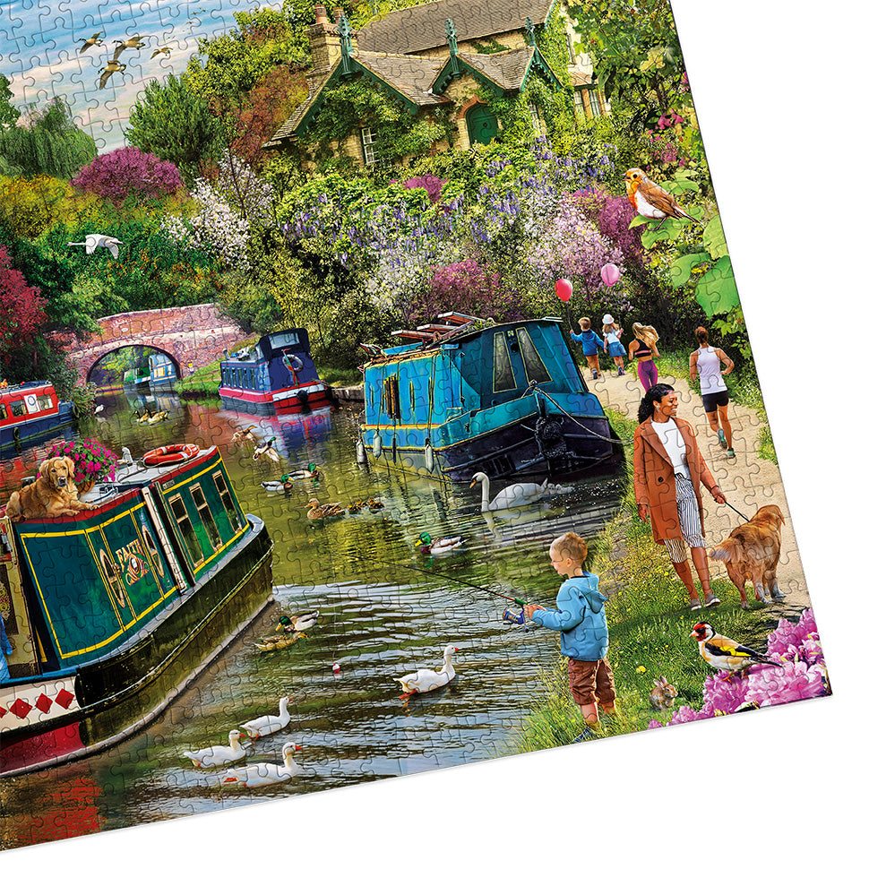 gibsons-traditional-river-retreat-puzzle-1000-teile-flussboot image 6