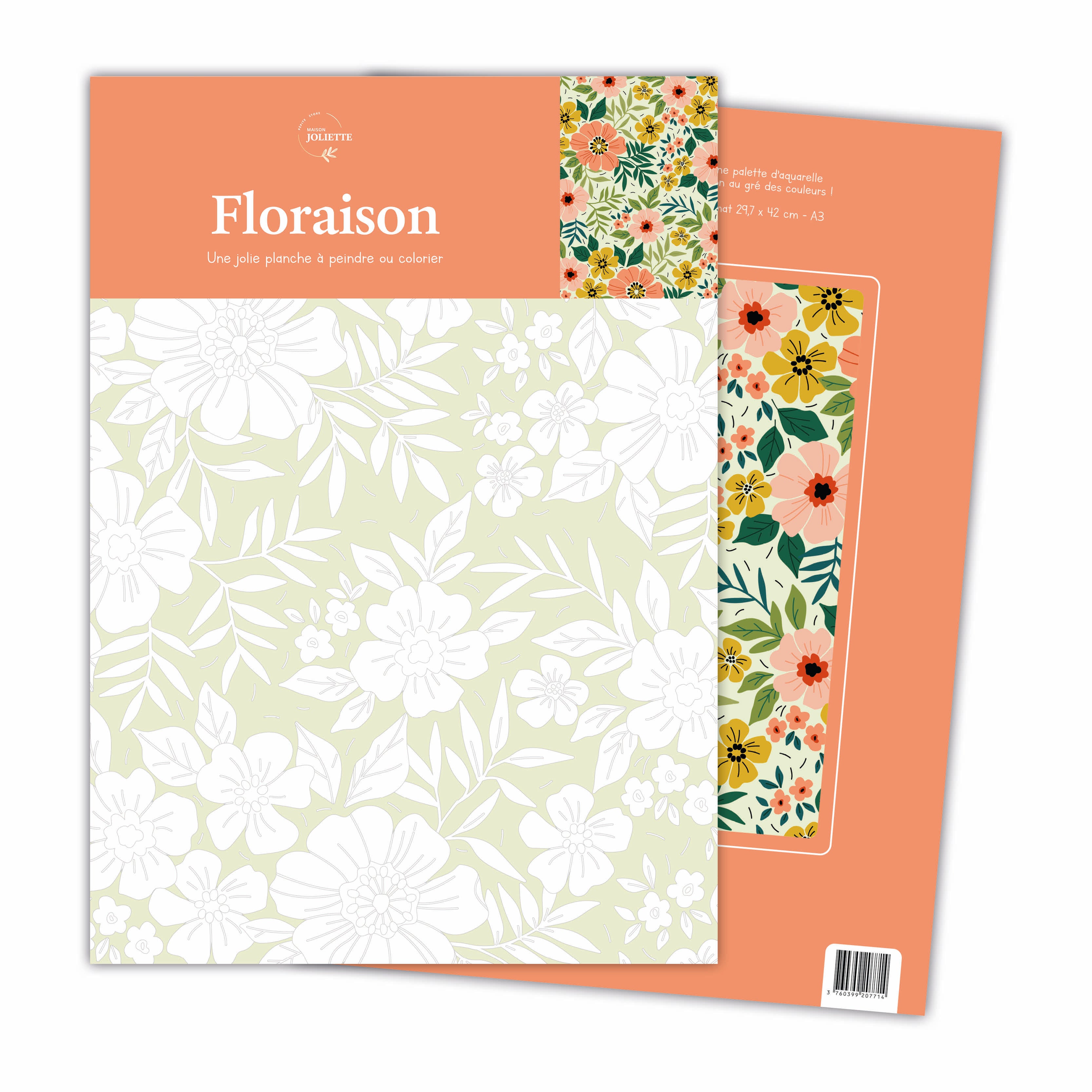 maison-joliette-floraison-malvorlage-a4-300-g-ausmalbild image 1