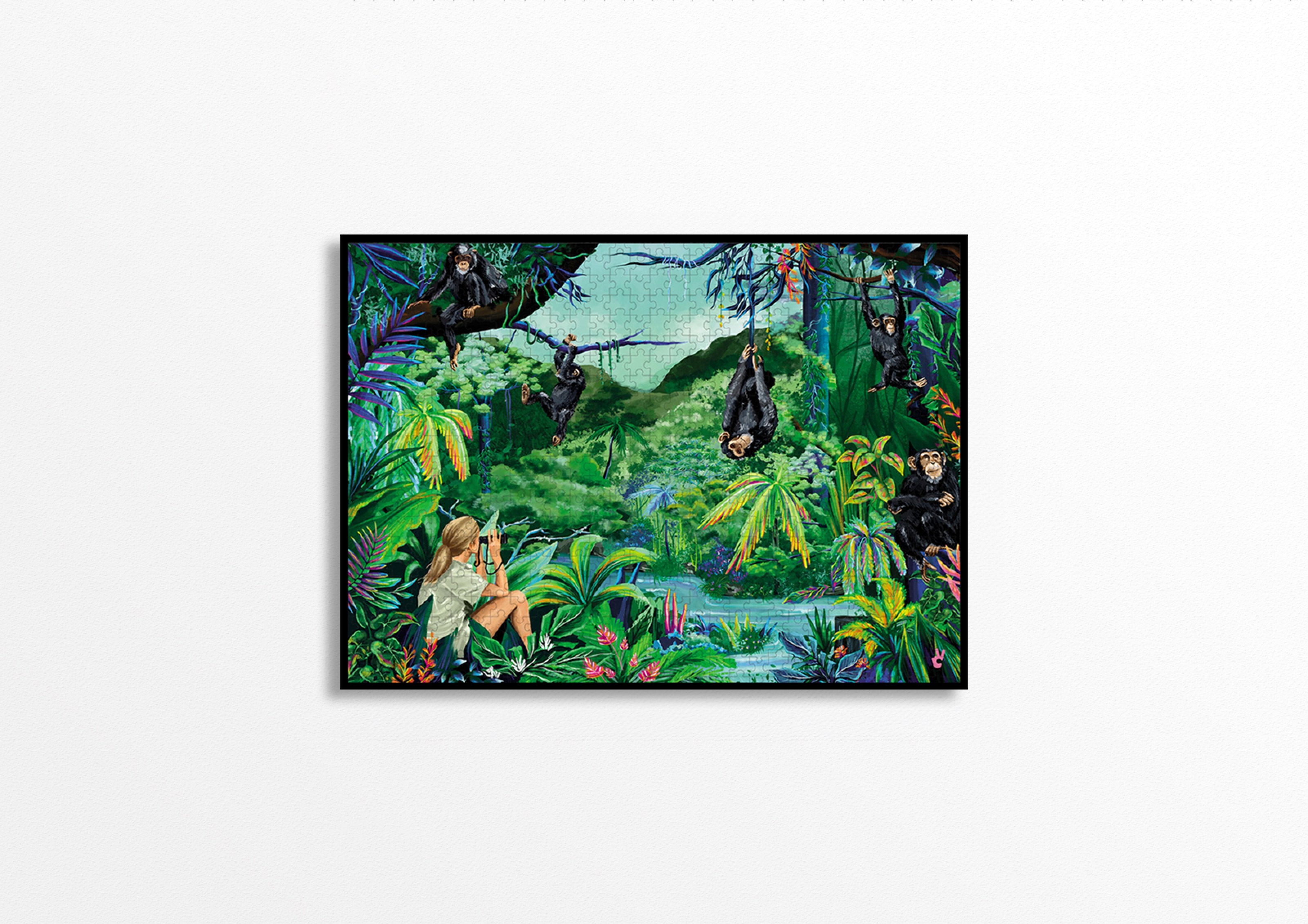 piece-love-jane-goodall-puzzle-1000-teile-68x49-cm image 1