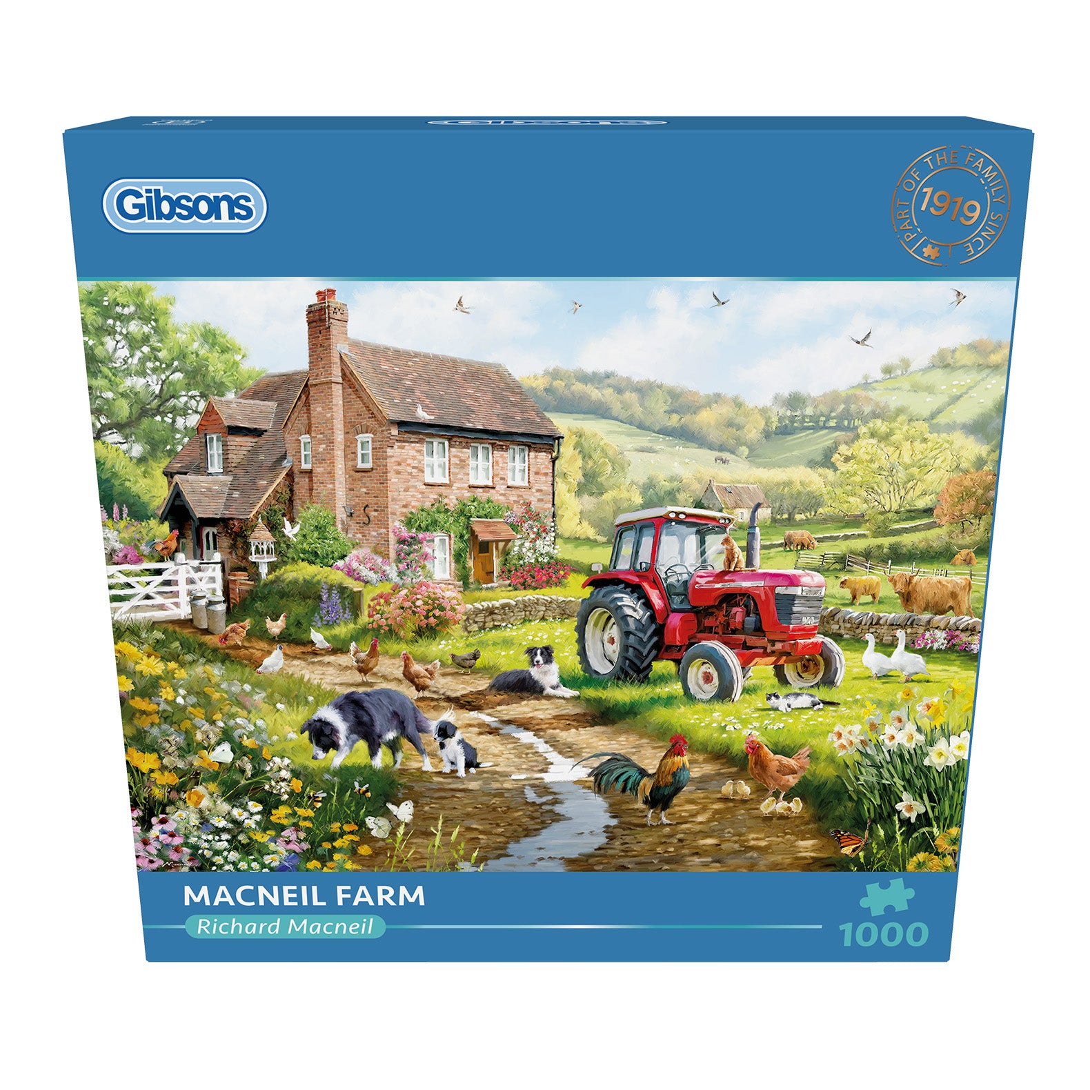 gibsons-macneil-farm-1000-teile-puzzle-bauernhof-tiere image 5