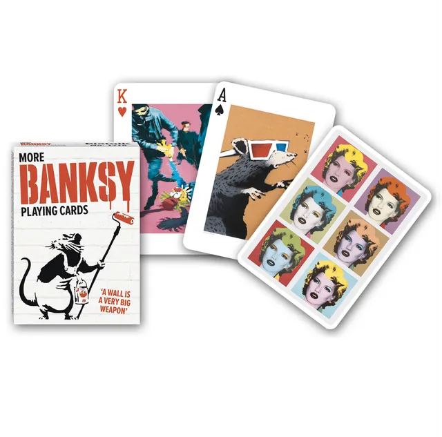 gibsons-more-banksy-spielkarten-55-karten-street-art image 1