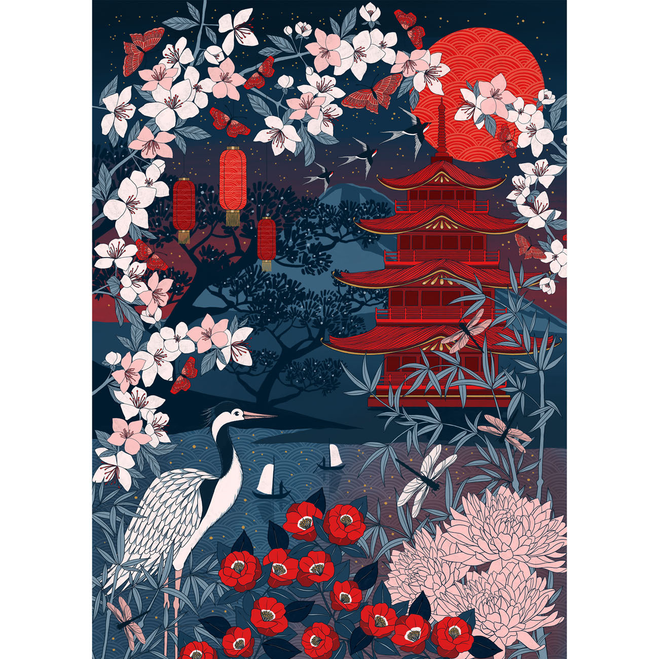 gibsons-sakura-heights-puzzle-1000-japan image 8