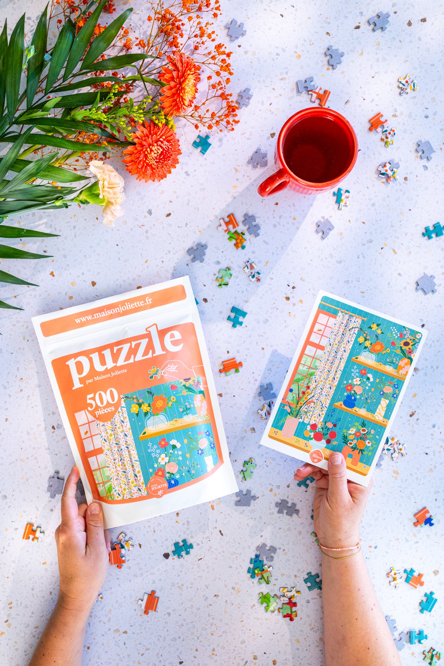 maison-joliette-flower-addict-puzzle-500-teile-blumen image 7