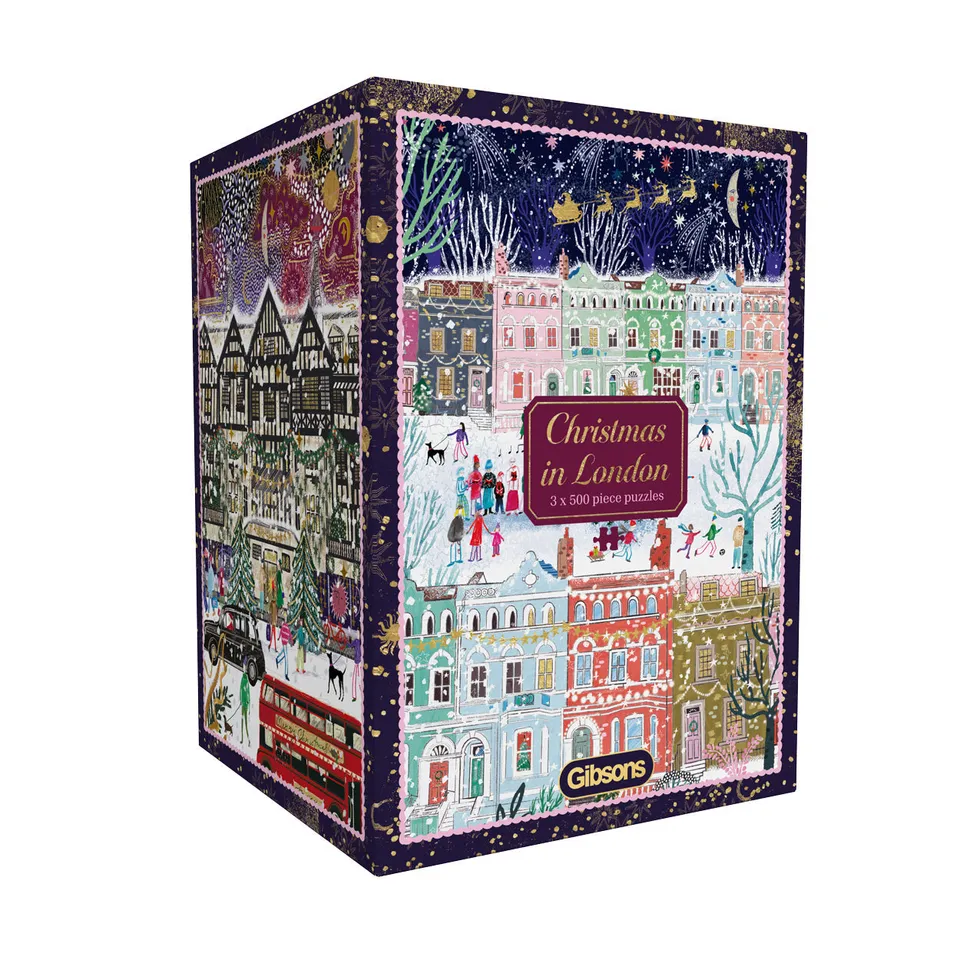 gibsons-christmas-in-london-puzzle-3x500-teile-weihnachten image 1