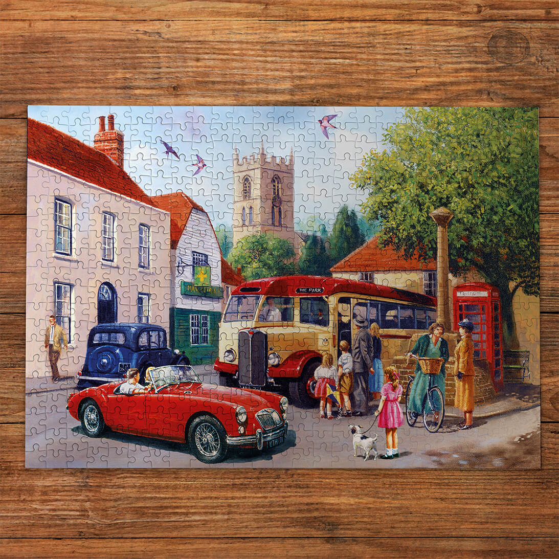 gibsons-touring-the-town-puzzle-500-teile-auto-motiv image 3