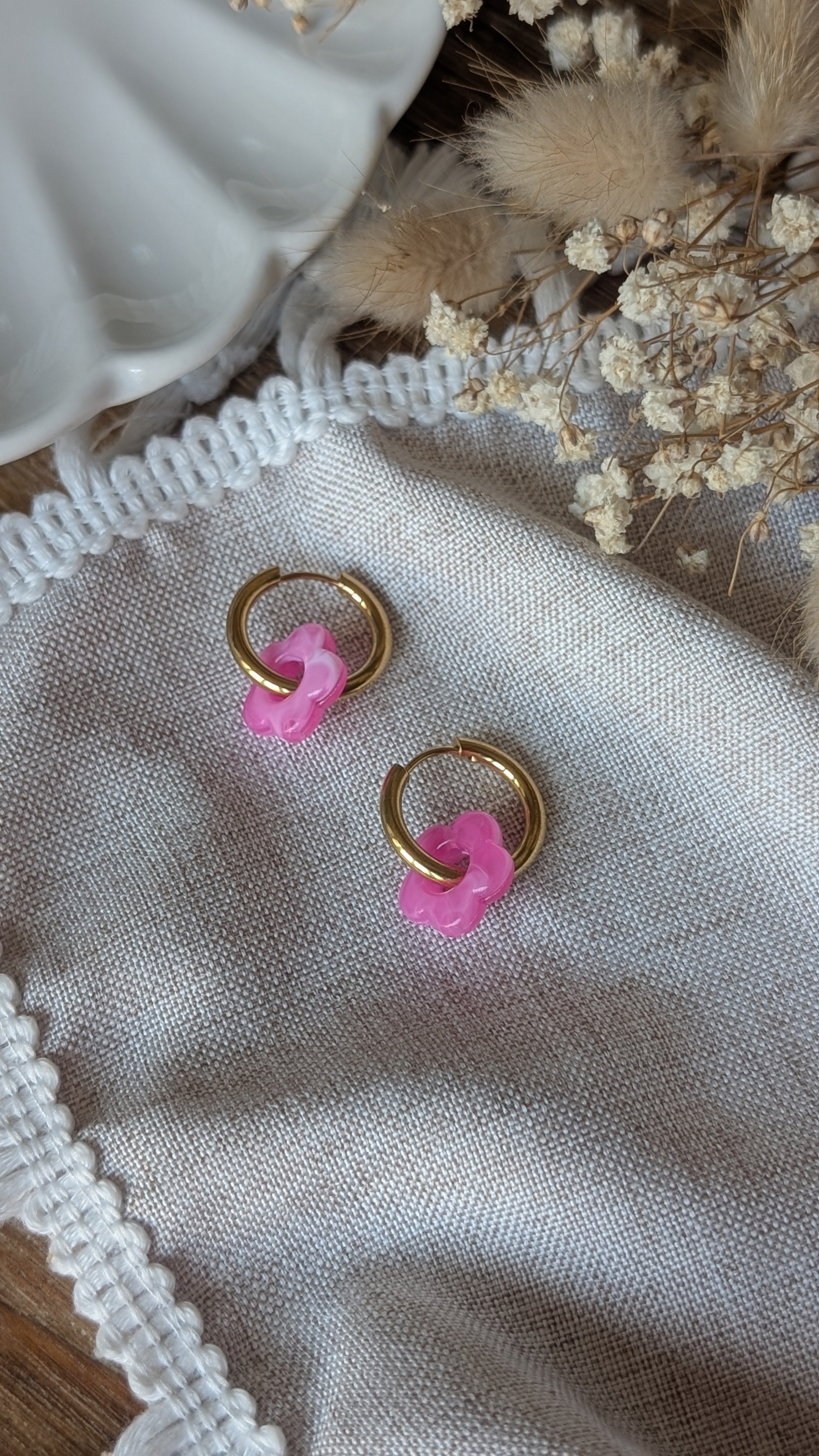 maison-joliette-m-li-m-lo-fleurette-ohrringe-rose-barbie-3in1 image 1