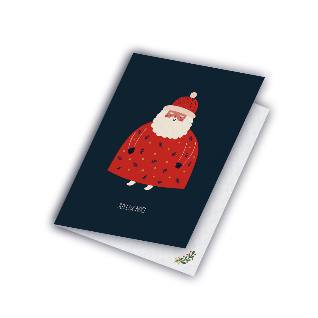 maison-joliette-p-re-no-l-gru-karte-a6-weihnachtsmann image 2