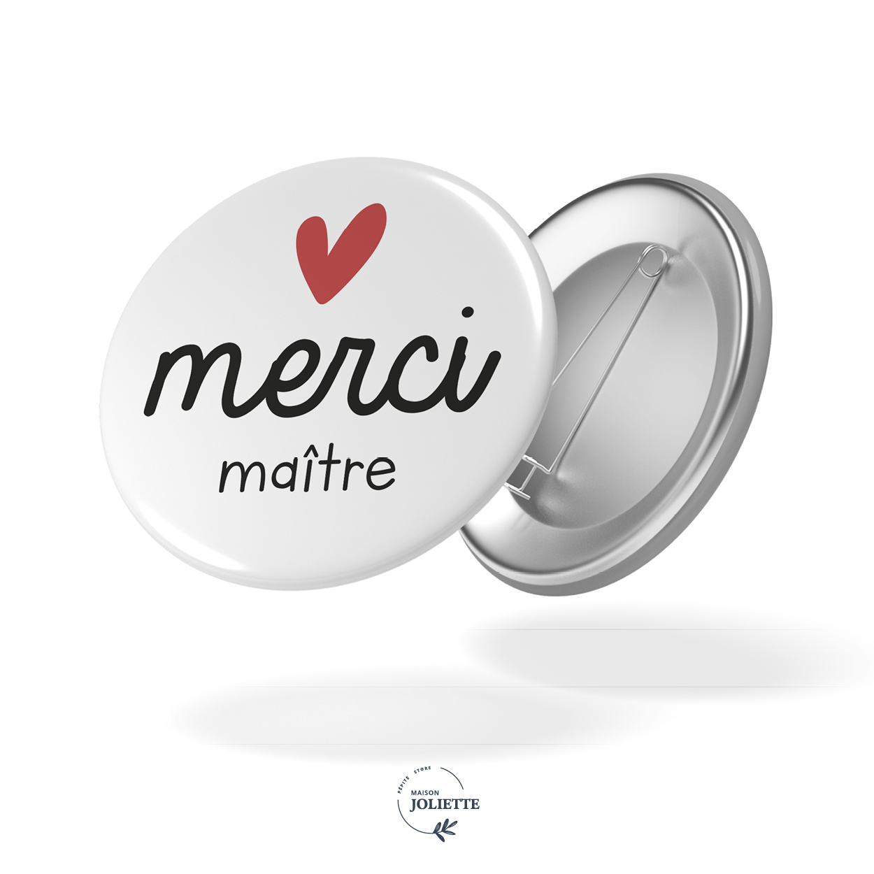 maison-joliette-merci-ma-tre-badge-love-rund-32-mm image 1