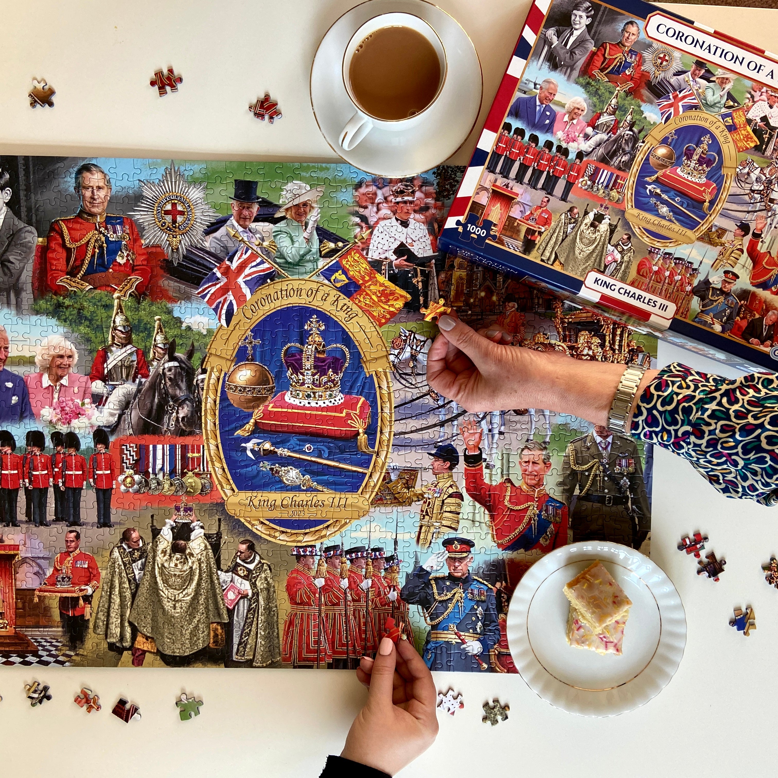 gibsons-coronation-of-a-king-puzzle-1000-teile-royal image 3
