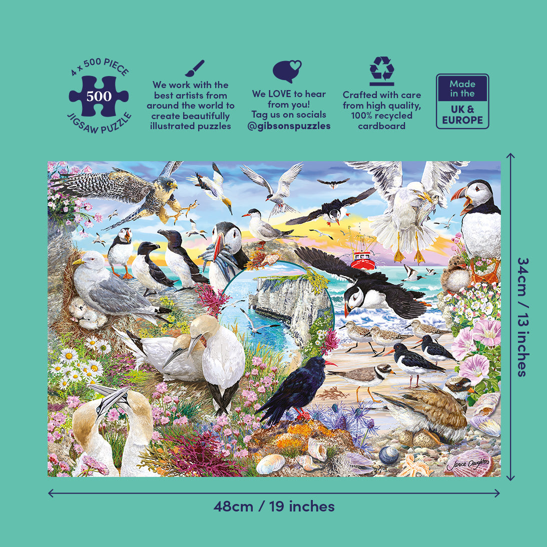 gibsons-rspb-wings-in-the-wild-puzzle-4x500-v-gel image 3