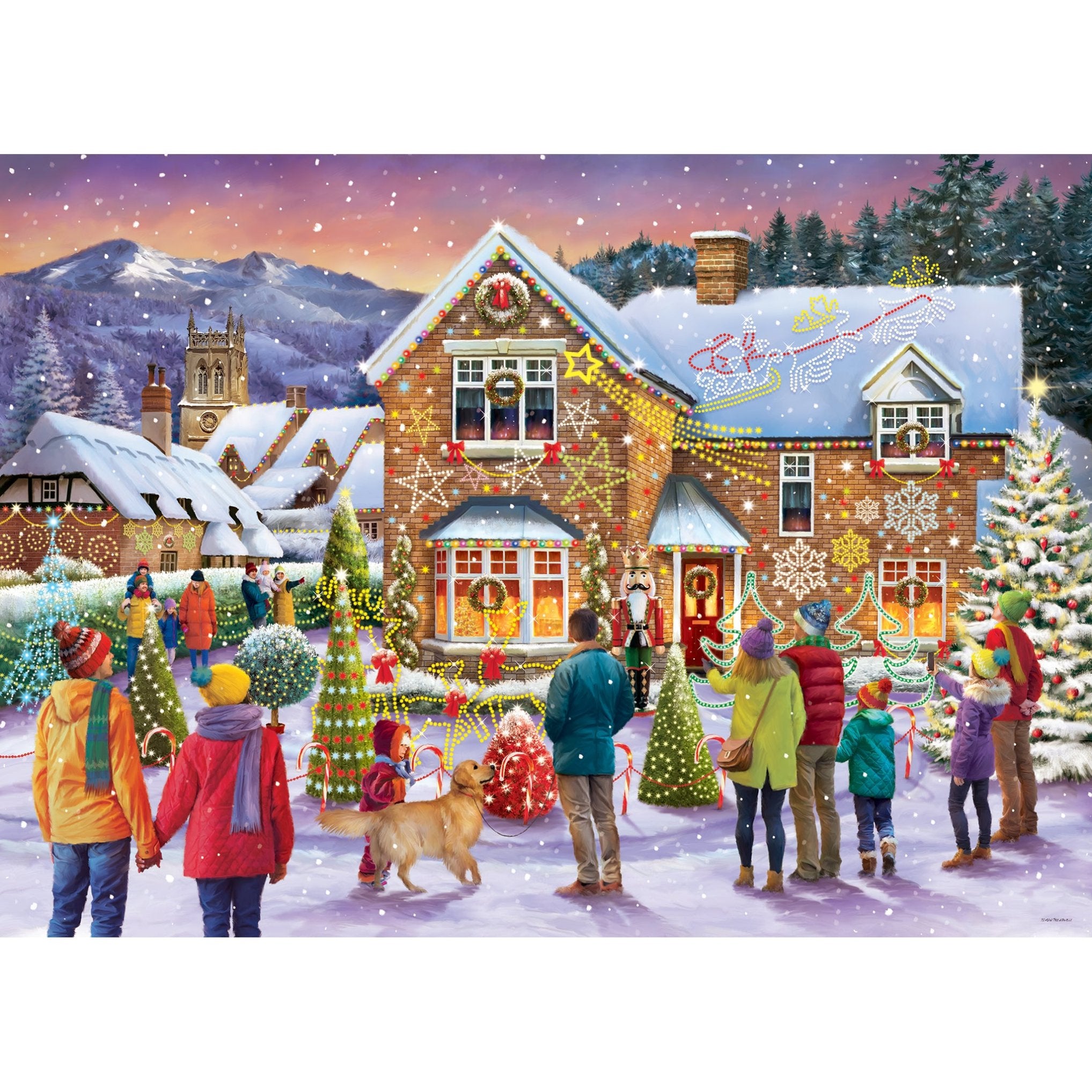 gibsons-cheeky-elves-weihnachtspuzzle-1000-teile image 3