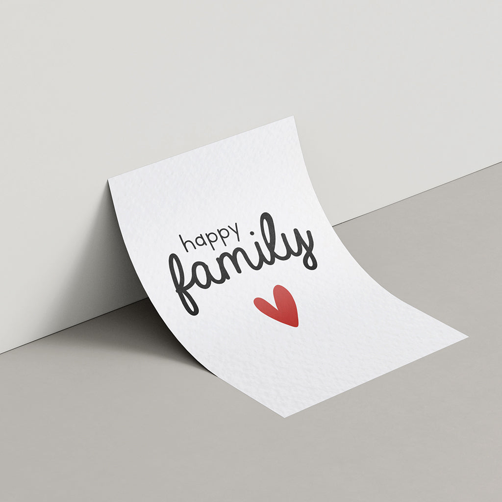 maison-joliette-affiches-happy-family-poster-a4-relief image 7
