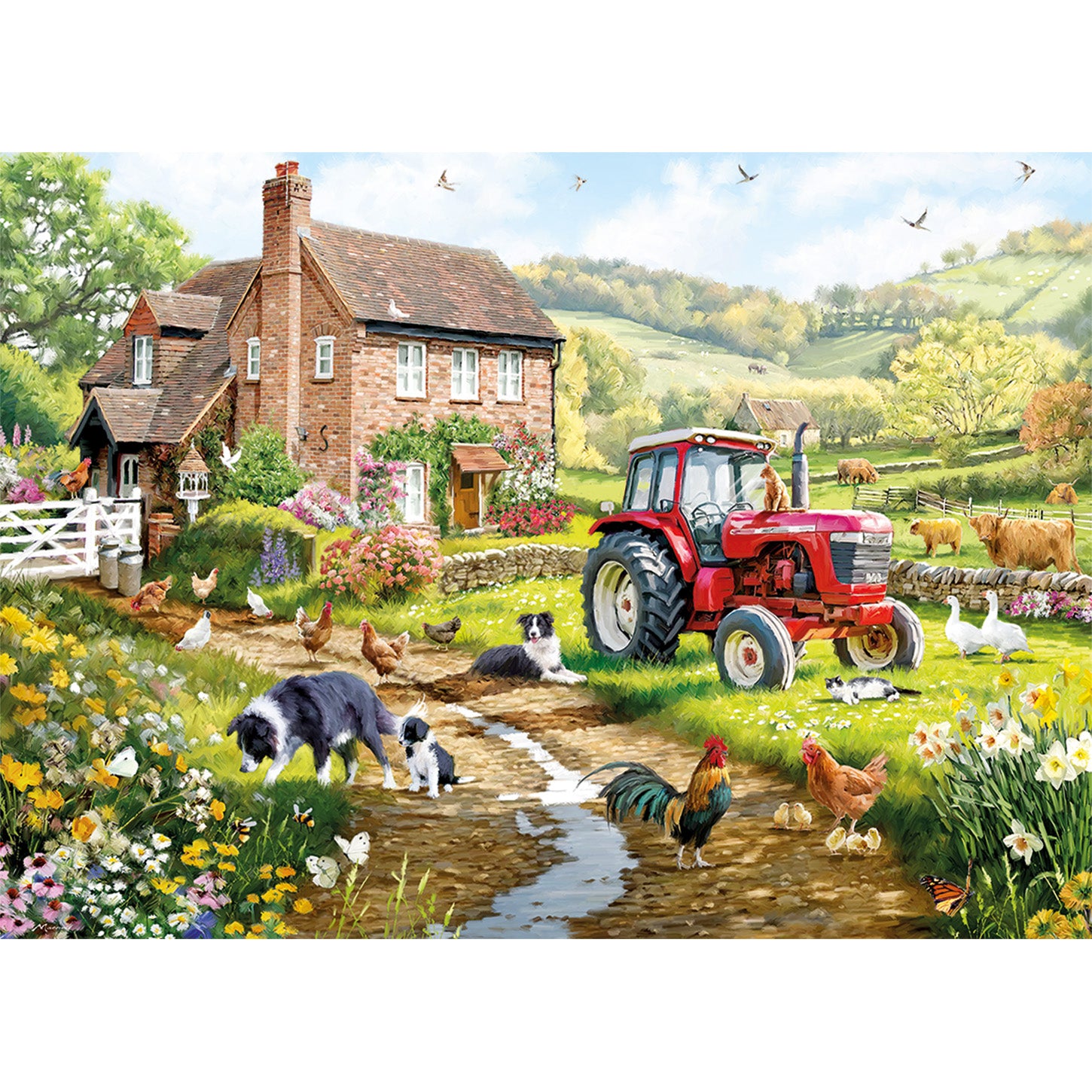 gibsons-macneil-farm-1000-teile-puzzle-bauernhof-tiere image 4